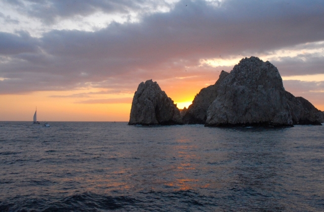 Atardeceternera en el Mar de cortes